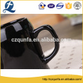 Factory Price Black Ceramic Stoneware Mug with Handle